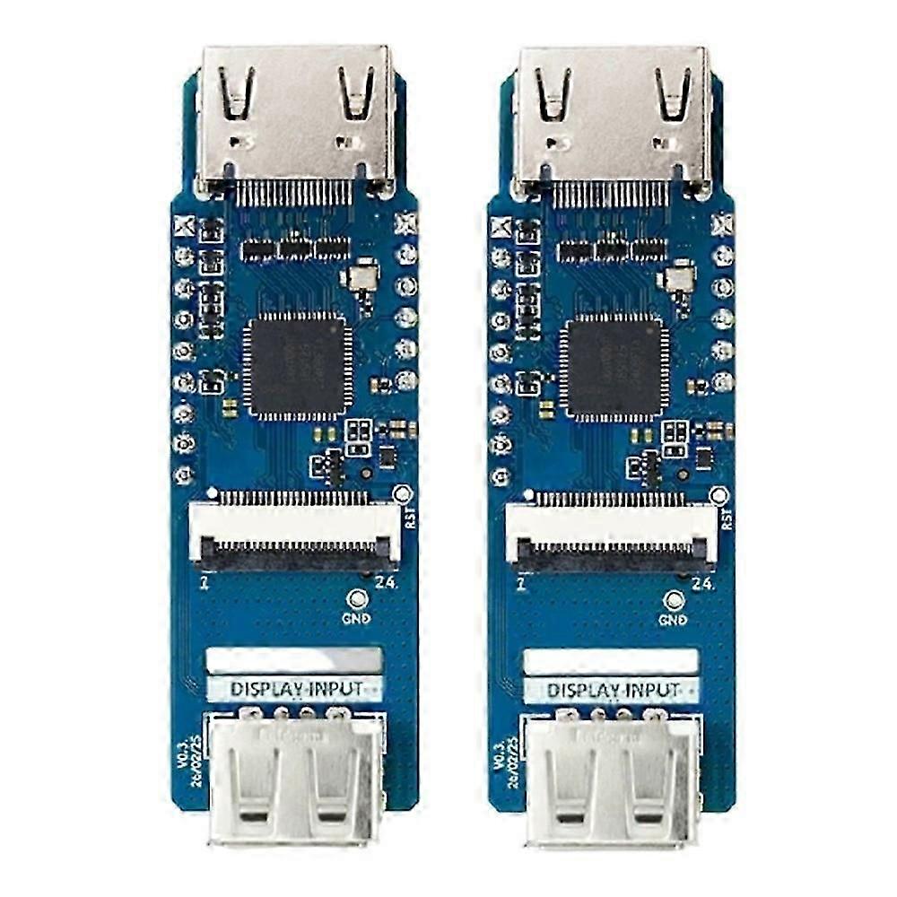 2PCS M5 AddOn Display in Expansion Module Compatible with PoE-P4 HDMI-Compatible Video Input Expansion Module