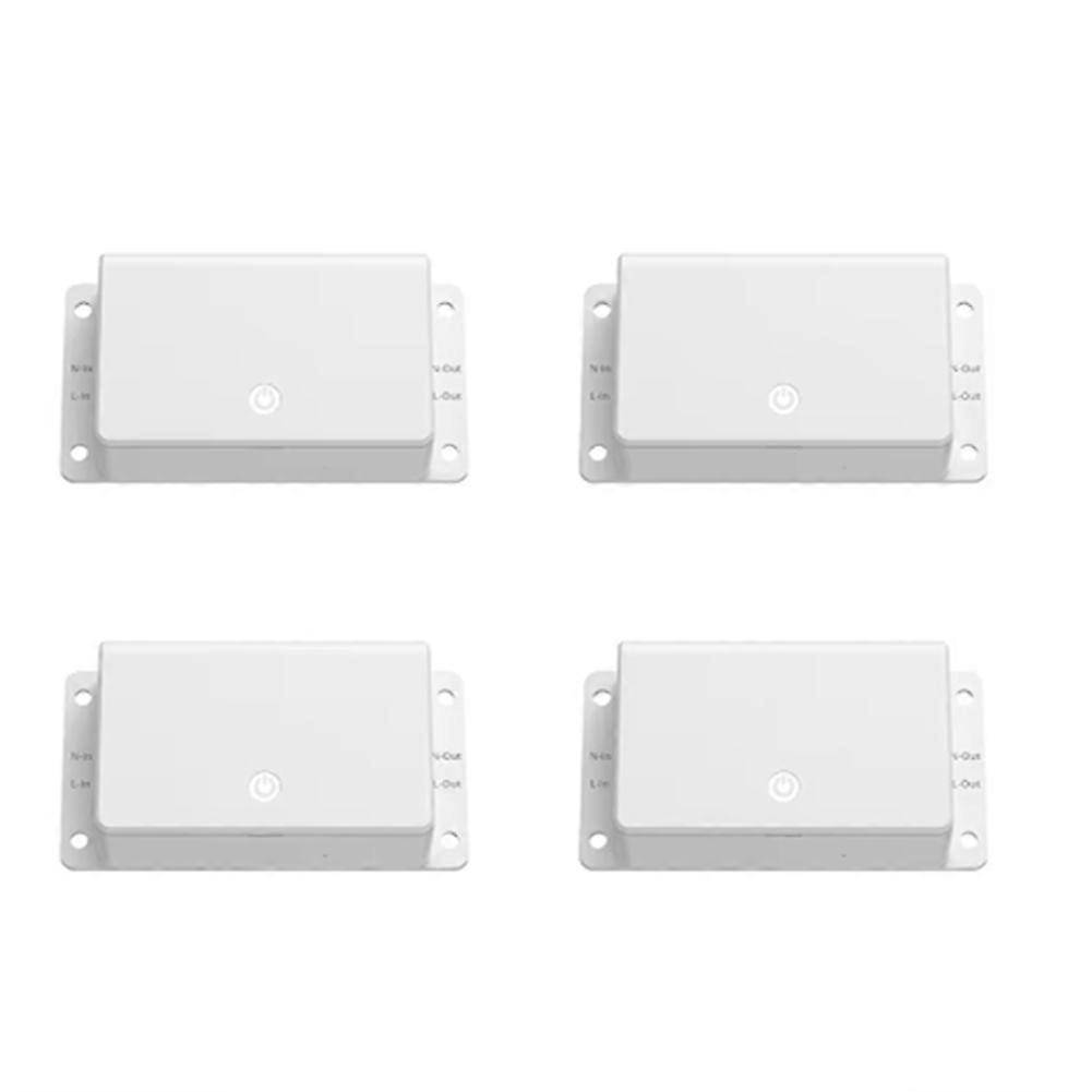 4PCS Basic Gen5 Matter over WiFi Smart Switch Support Matter Protocol for Google/Alexa/Apple Ecosystem