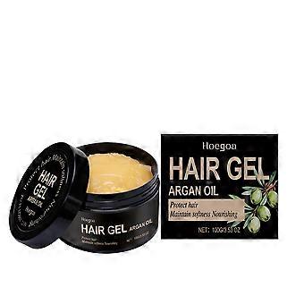 Hoegoa Marokko-Nussöl-Styling-Gel für glänzendes Haar – für lockiges, glattes und universelles Haar