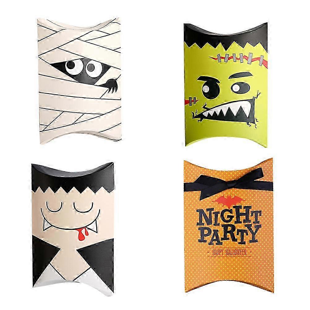 80Pcs Per Set Halloween Creative Candy Box Party Storage Container