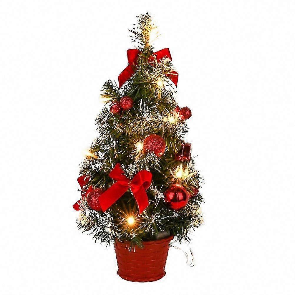 40cm LED Artificial Christmas Tree Mini Tabletop Decor for Holiday