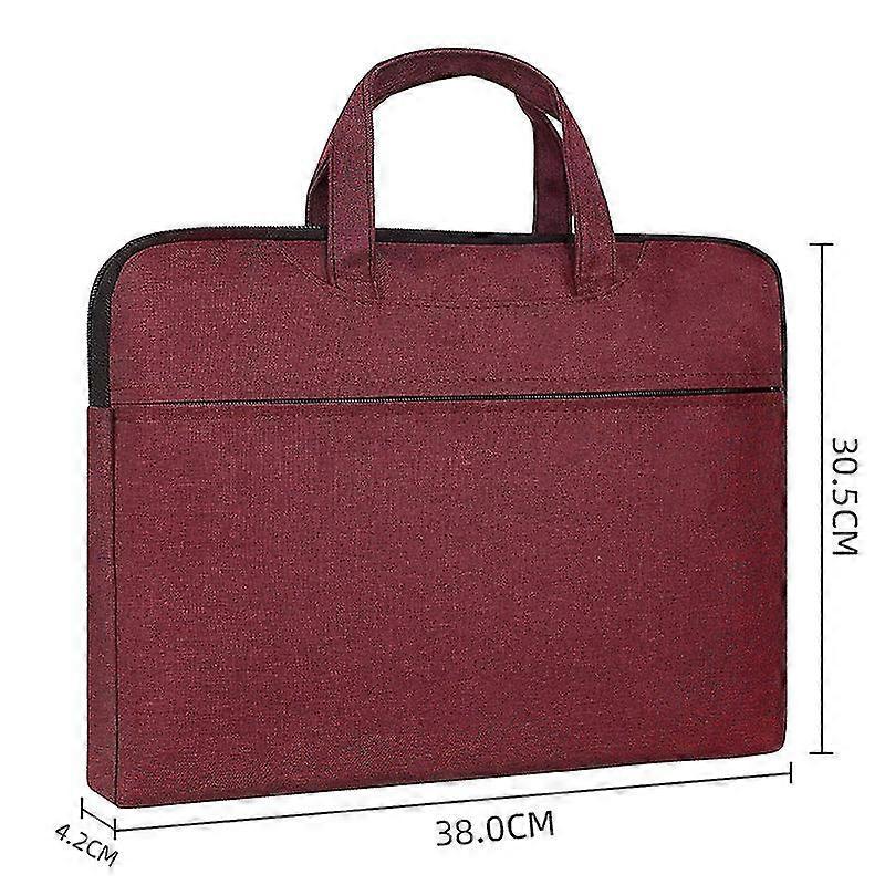Structured Canvas Document Handbag