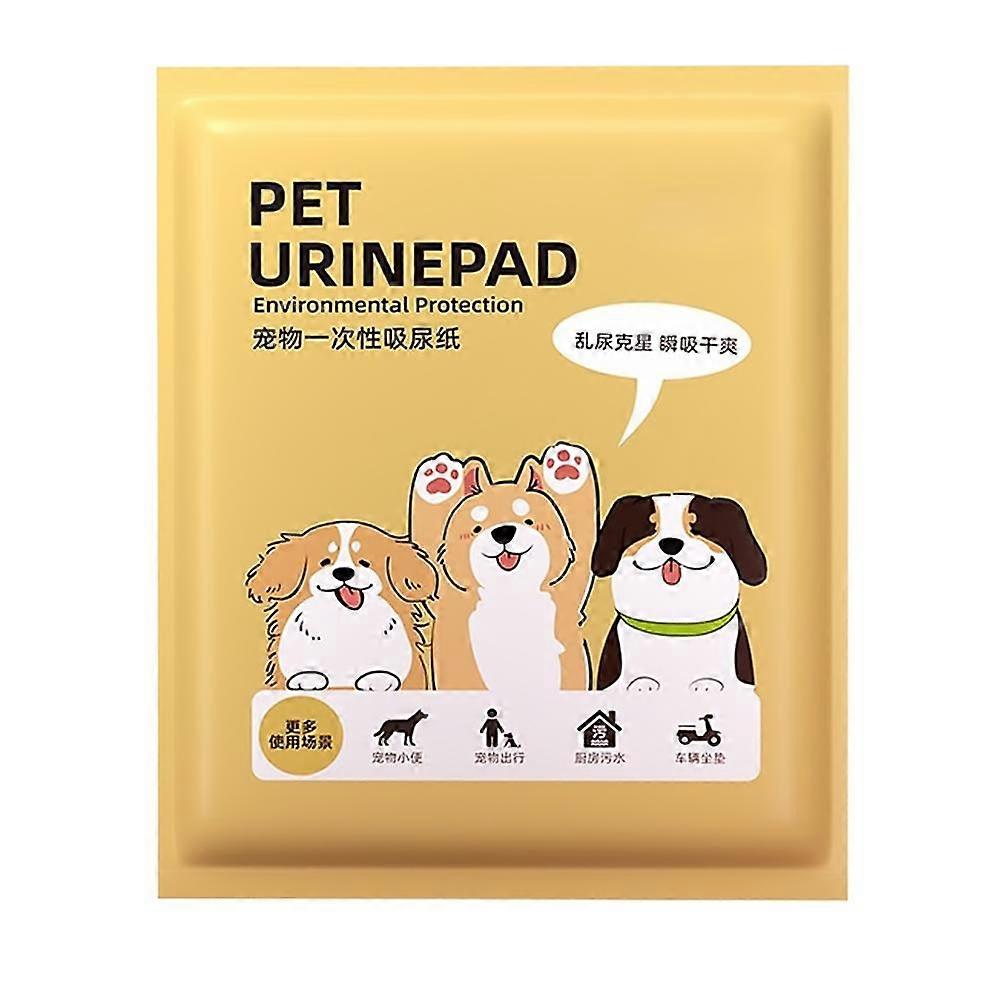 Pet Absorbent Pee Pads - Quick Mess Cleanup Three Layer Structure Odor Control Ten Second Absorption Convenient Cleanup