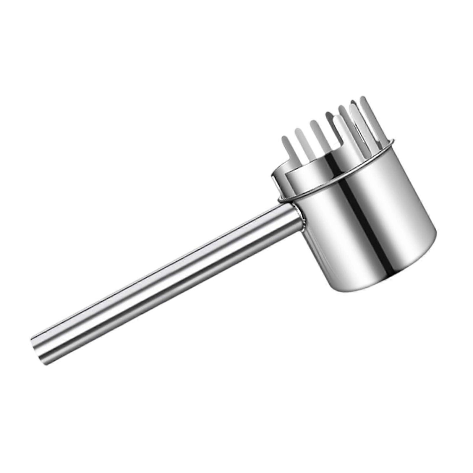 Adjustable Fruit Picker Tool with Teeth Grip, Rustproof Stainless Steel Extendable for Dates and Jujubes