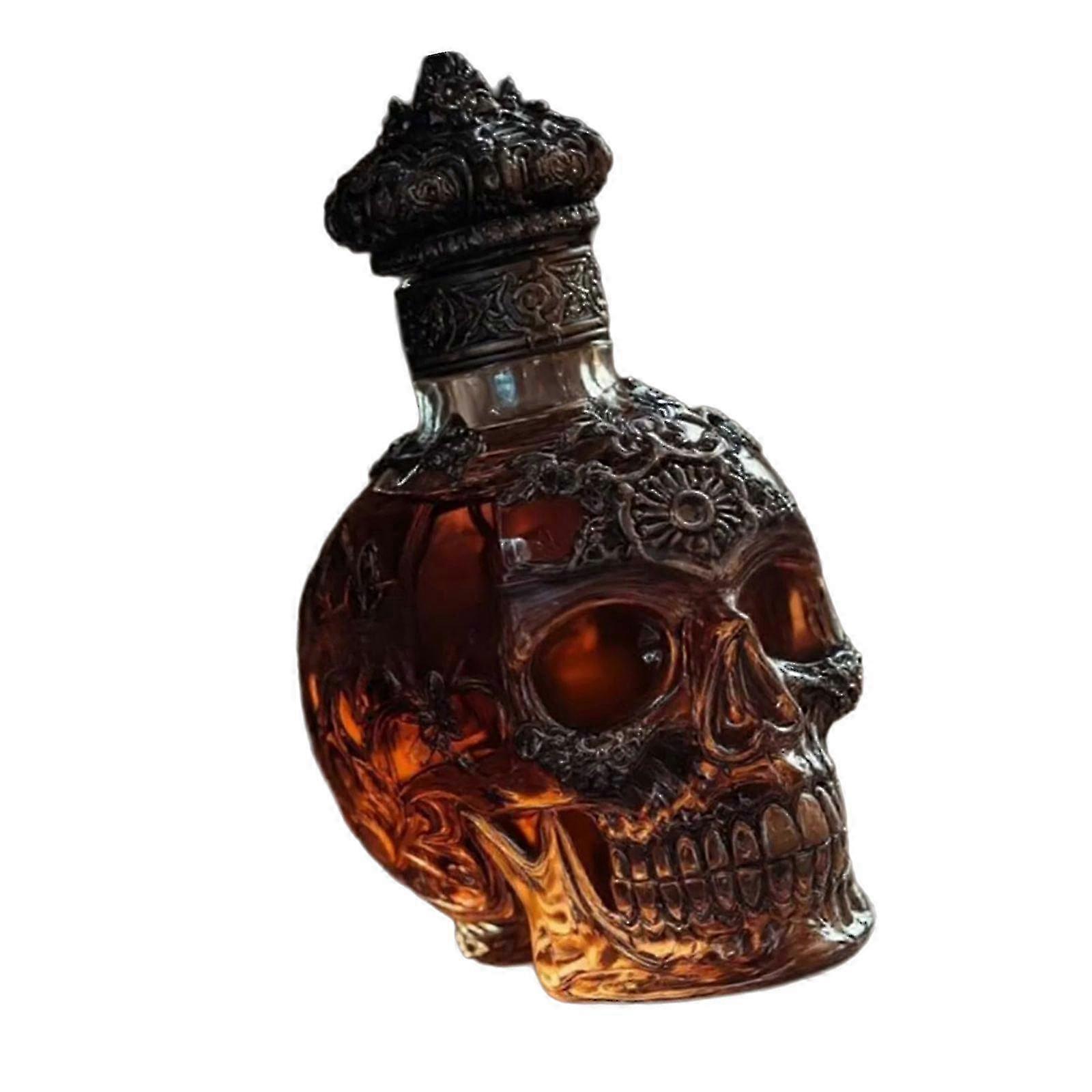 Gothic Skull Liquor Decanter