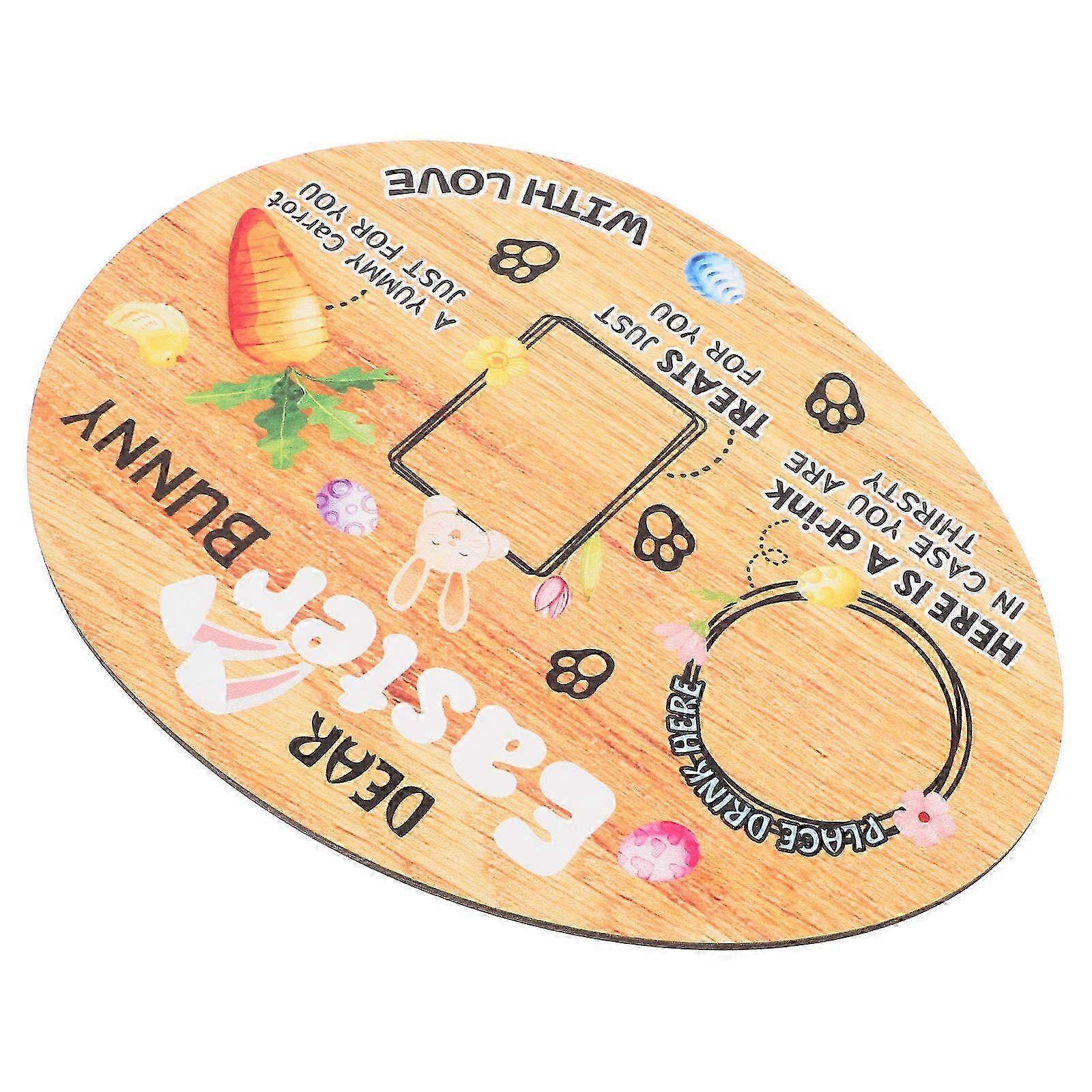Rustic Egg Form Wooden Dessert Tray
