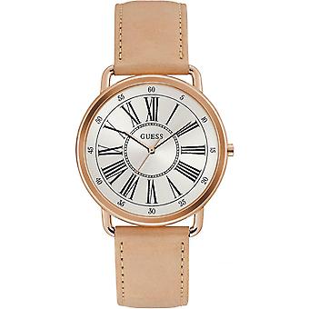 Guess ladies trend watch for Women Analog Quartz with Cowhide Bracelet W1068L5