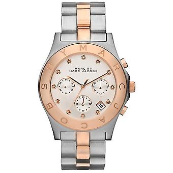 Marc by Marc Jacobs Blade Quarz Analog Damenuhr mit STAINLEss Stahl Armband MBM3178