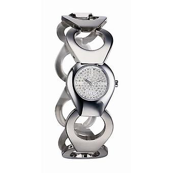 D&g Flathead Quartz Analog Women's Watch with Stainless Steel Bracelet DW0383