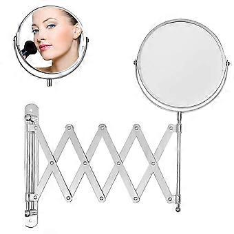 Elegant Retractable Swivel Vanity Mirror With Extendable Arm