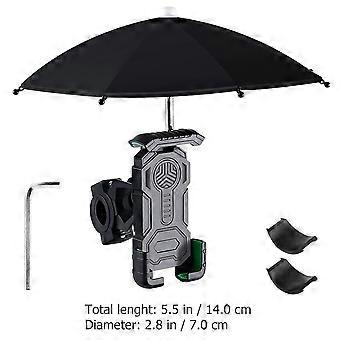 Bike Cellphone Support Umbrella Phone Mount Holder 1Set for Storage
