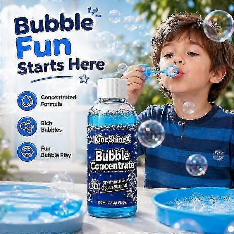 Bubble Solution Refill - Concentrated Formula Creates Large Bubbles for Family Fun SFE-WHBYV