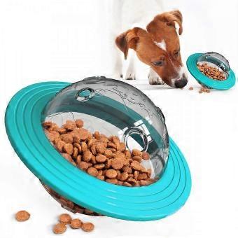 UFO-Shaped Adjustable Dog Treat Ball