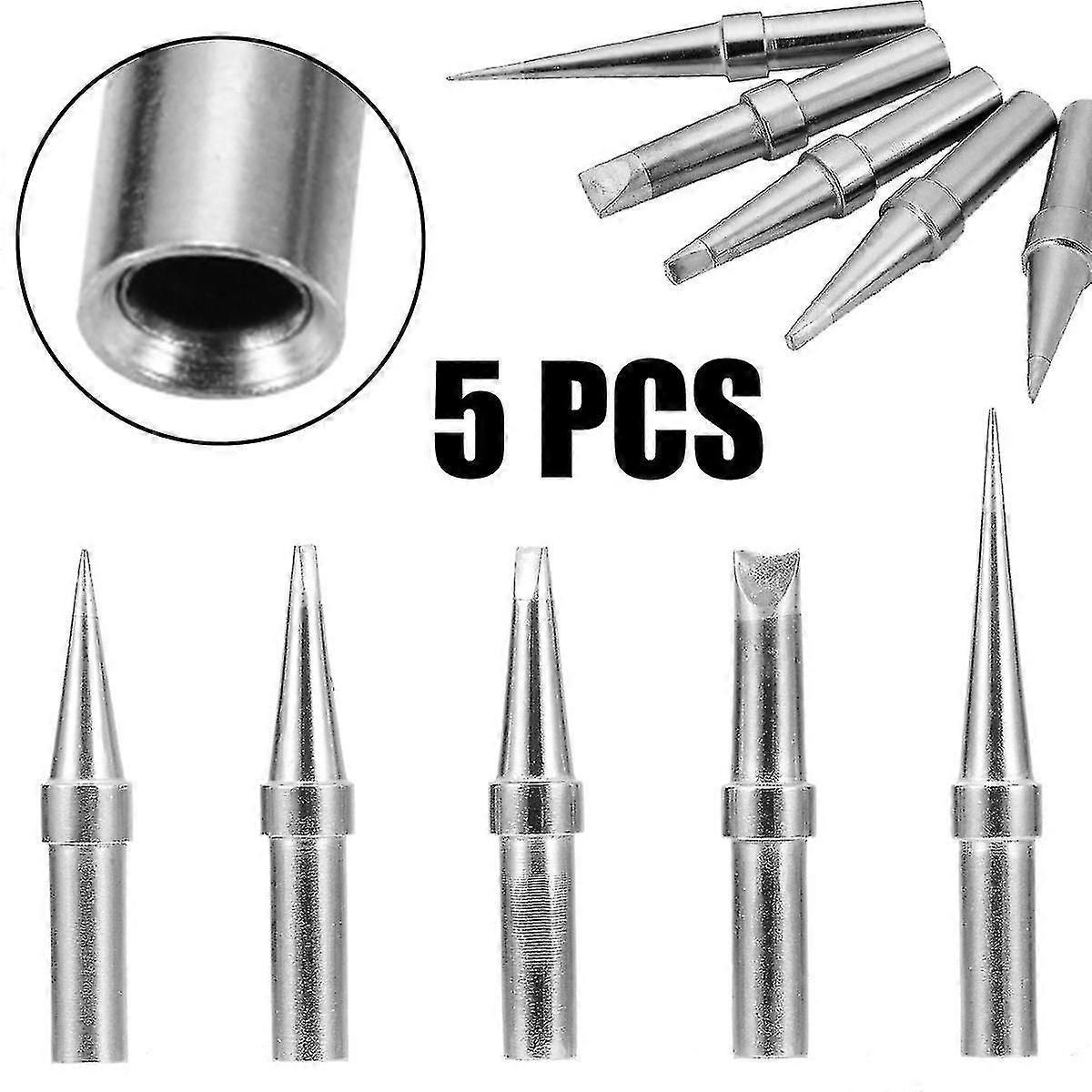 5pc Universal Lead-Free Solder Tips