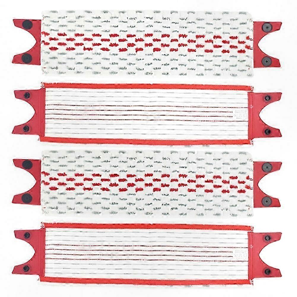 Quick-Drying & Machine Washable Microfiber Mop Pads, 4 Pack Replacement for XL Mops