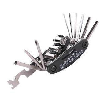 Stainless Steel 15-in-1 Foldable Bike Tool