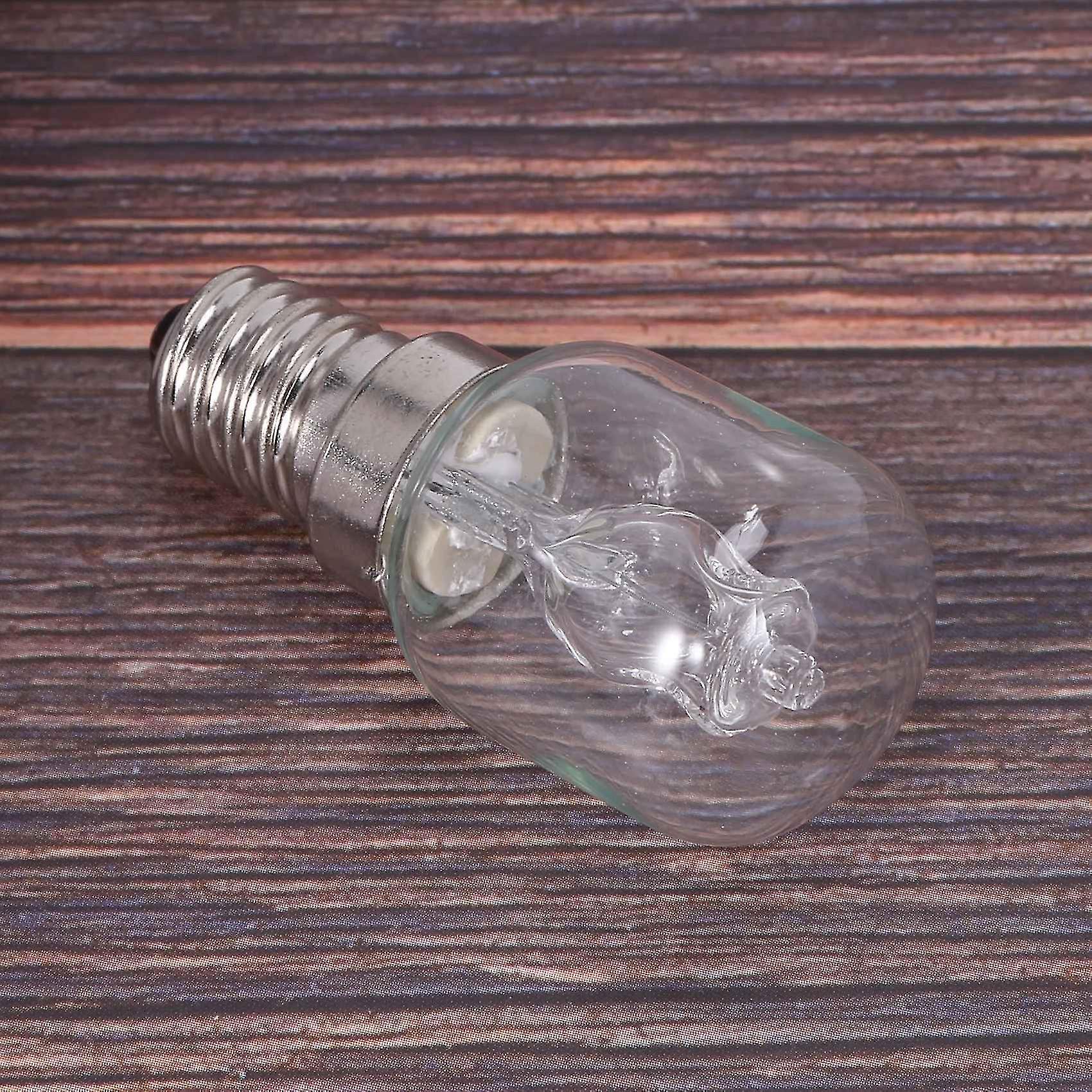 E14 Hochtemperatur-Glühbirne – 25 W, 500°C, Quarzglas, Transparent – Für Backöfen, Halogenlampen & Heizgeräte – 220 V, Sockel E14