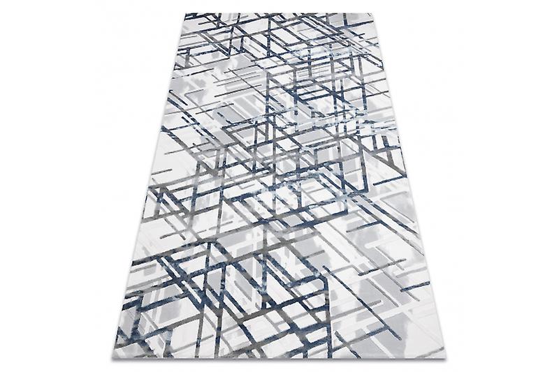 Carpet ACRYLIC VALS 8381 Lines spatial 3D blue