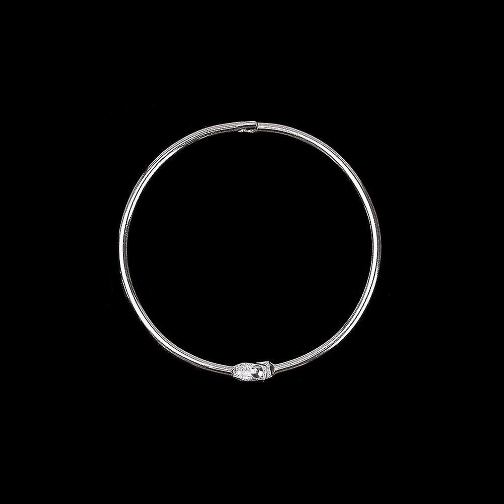 מתכת עלה רופף - קלסר ספרים, חישוק ציר, מחזיק מפתחות טבעות מעגל