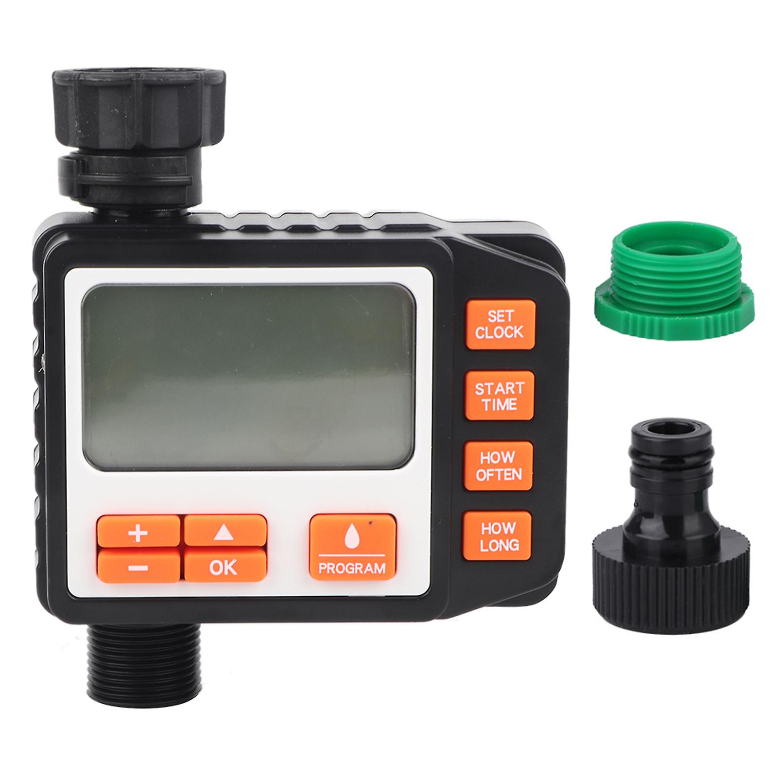 Electronic Garden Watering Timer Automatic Watering Irrigation Controller LCD Display