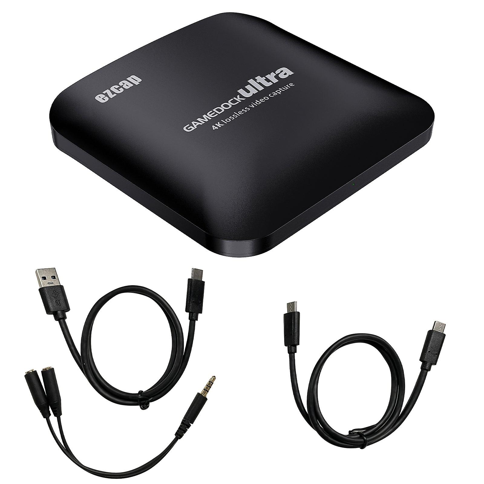 Ezcap326c 4k Video Game Capture Card Hdr Loop Mic In 1080p 60fps 120fps Recording Box Usb 3.1 Type C Game Live Streaming Device