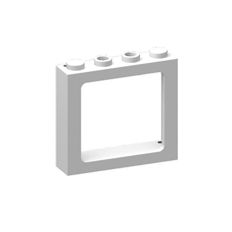 White Window Train Shutter Holes Solid Studs On Ends