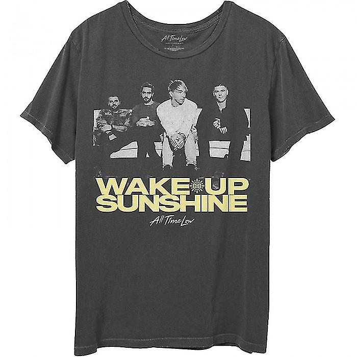 All Time Low Unisex Adult Wake Up Sunshine Faded T-Shirt