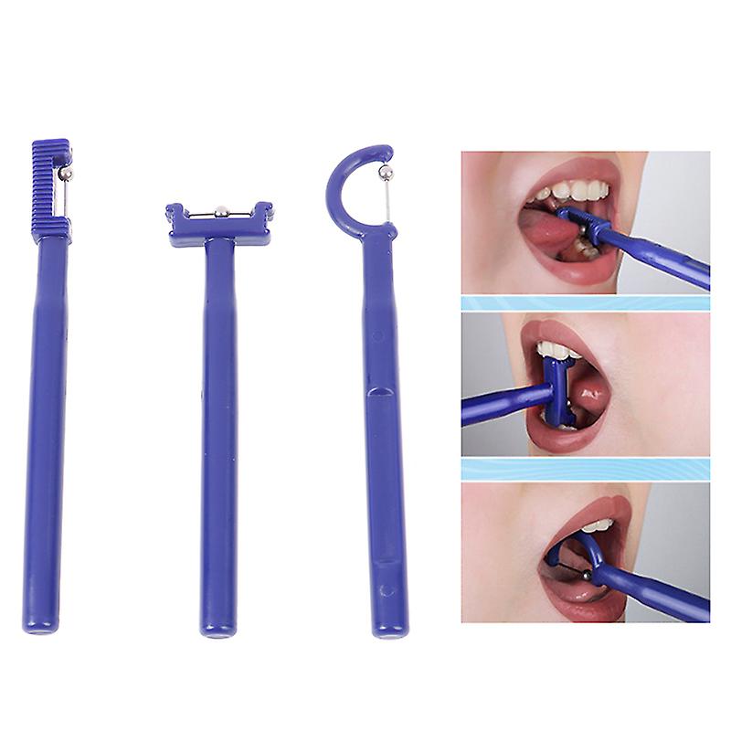3pcs Kids Tongue Tip Lateralization Elevation Tools Tongue Tip Exercise Oral Mus