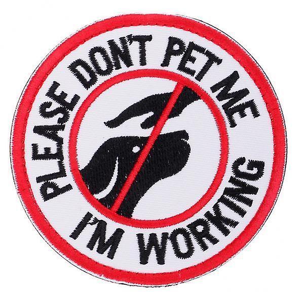 5xService Dog Patch Embroidery Patch Armband Badge Hook & Loop 4#