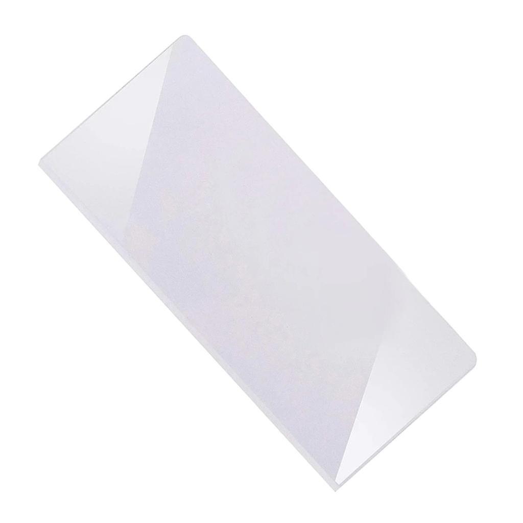 Transparent Cream Scraper Rectangular Smoother Edge Scrapers Kitchen Tool