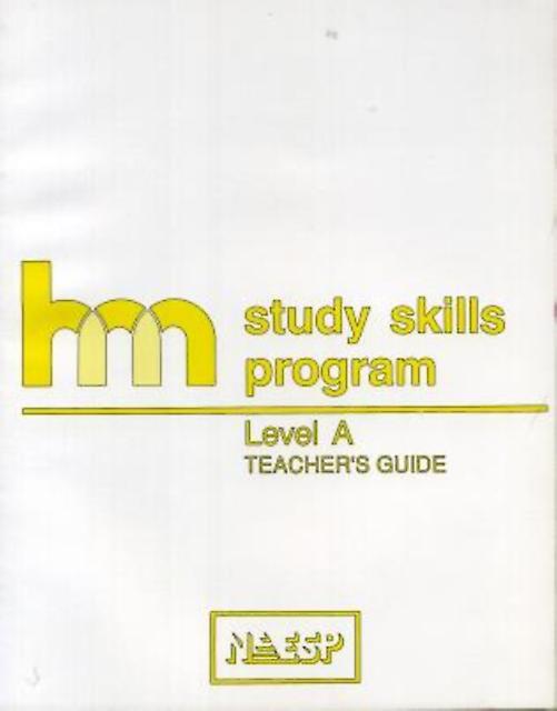Level A Teacher's Guide Hm Learning & Study Skills Program - hm Group