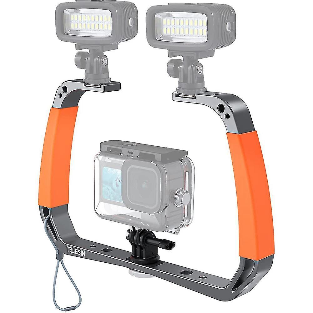 Diving Rig Handheld Video Dive Light Stabilizer Tray Compatibel met Max Hero 10 9 8 7 6 5 Underwate