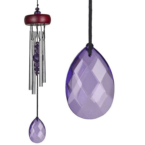 Violet Gem Drop Crystal Chime (violet Gem Drop Crystal Chime)