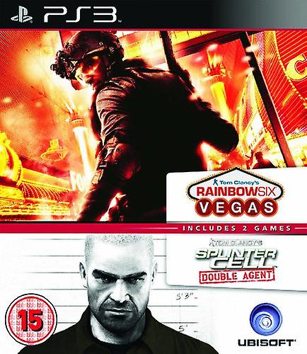 حزمة يوبي سوفت المزدوجة - Rainbow Six Vegas و Splinter Cell Agent (PS3) - جديد ومختوم