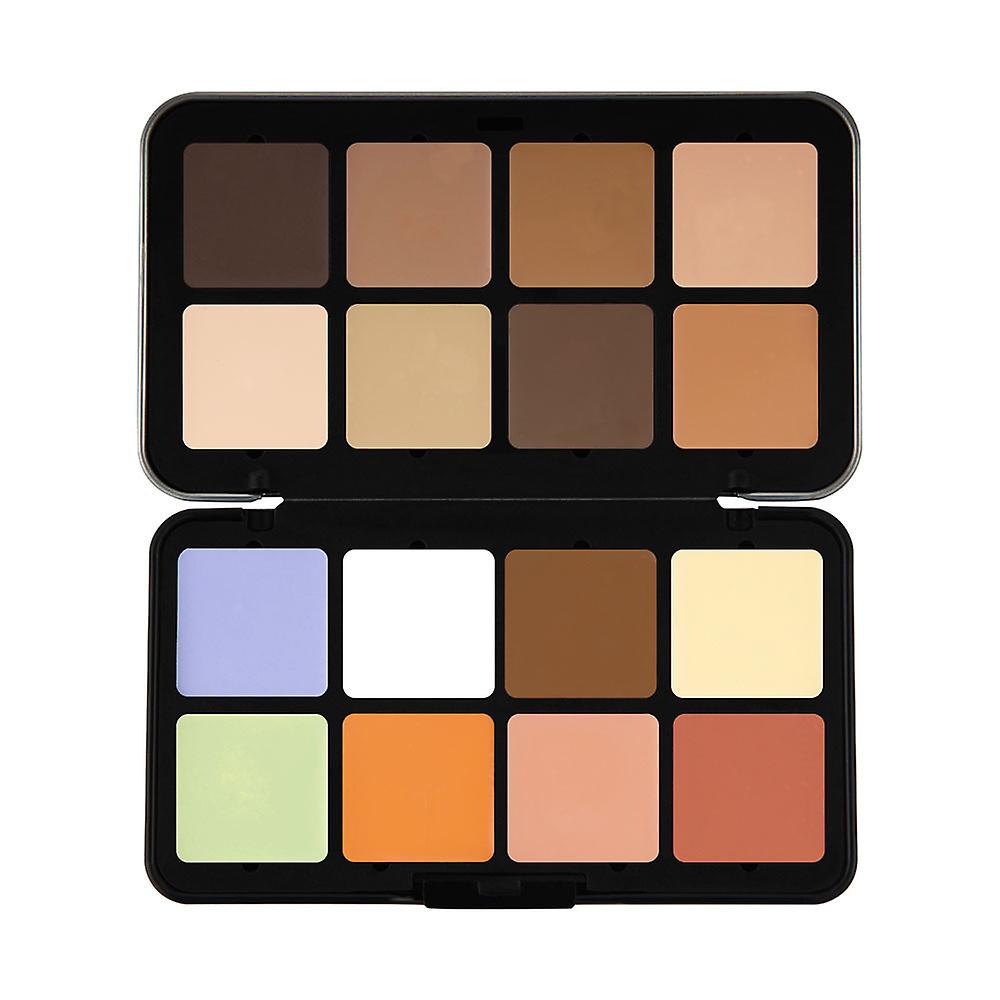 12-color, 16-color Iron Box Blush Tray Multi-color Rouge Cream Tray Concealer Cream Tray
