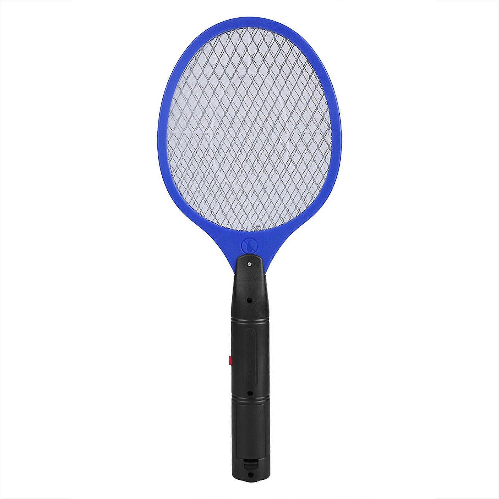 Cordless Battery Power Electric Fly Mosquito Swatter Electric Mosquito Swatter Insects Killer Blue