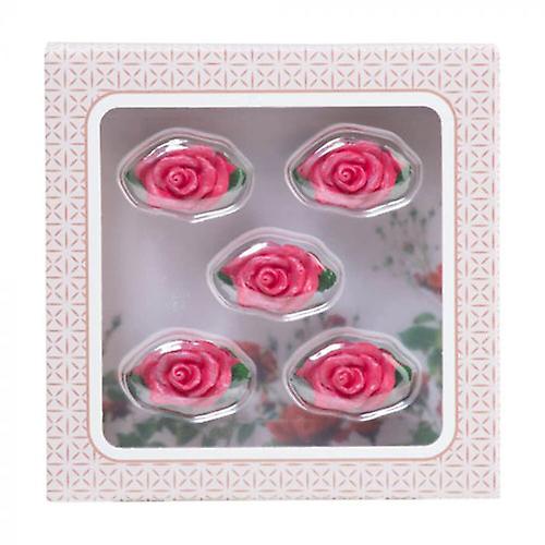 ROSES 花园装饰香薰礼帽 5 件套 多色 2.5x2.5cm