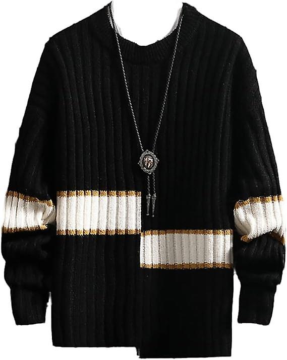 Hiver Épais Chaud Hommes Pulls Pull Hommes Vêtements Ras Du Cou Pull Pulls Blacksizel