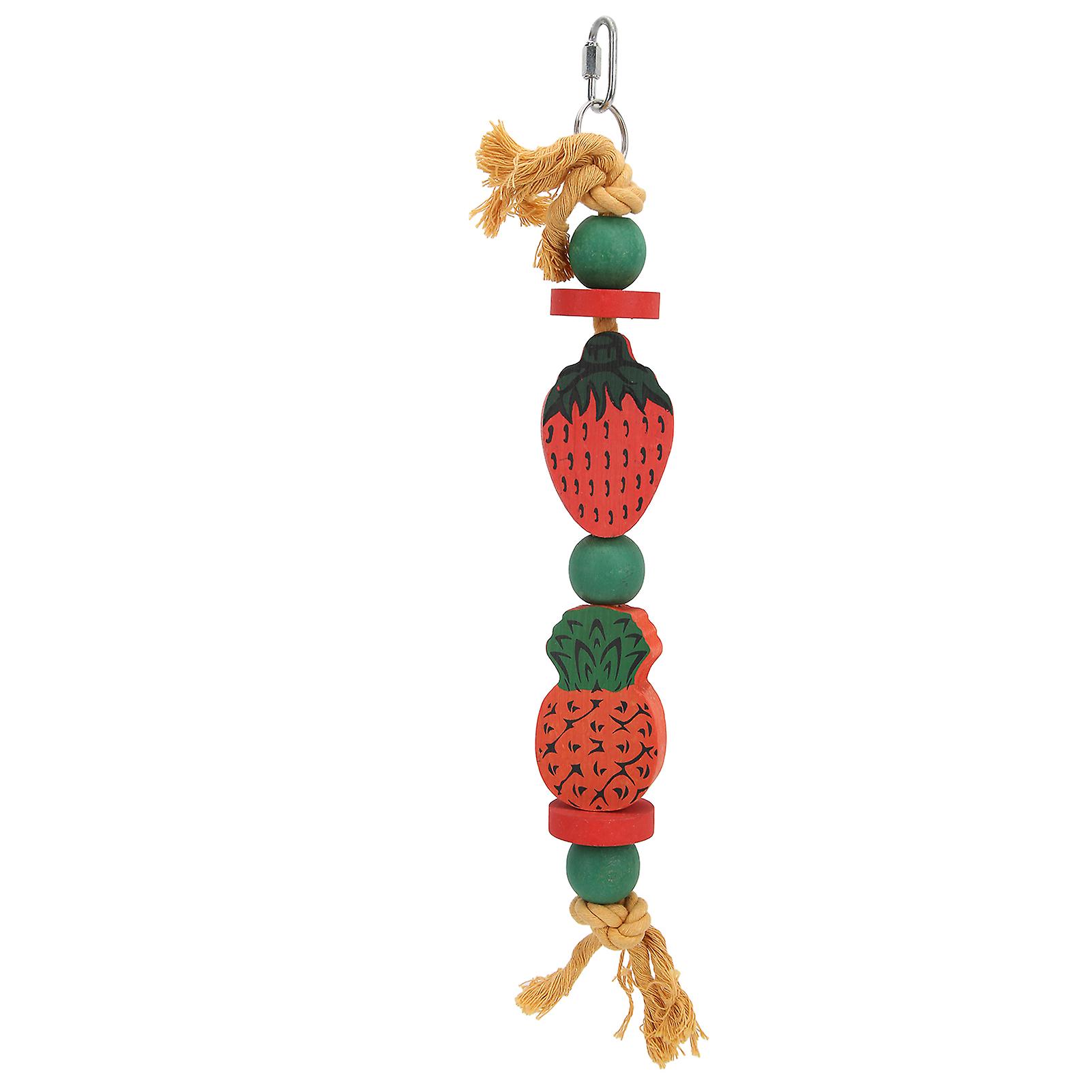 Strawberry Shaped Parrot Chewing Toys