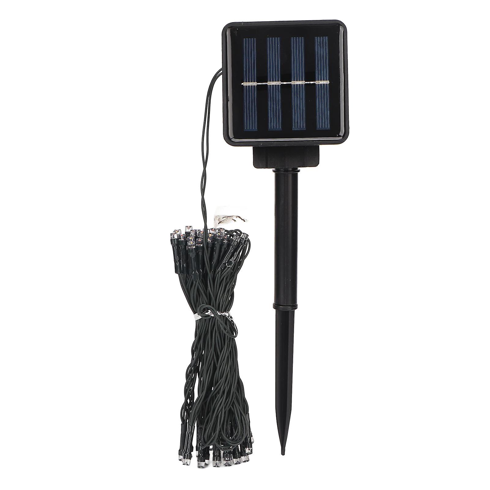 50pcs 23ft LED Twinkle String Lights 8 Modes Solar for Christmas