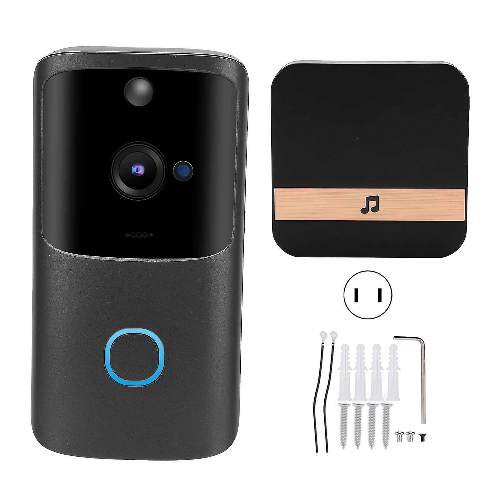 Smart Video Doorbell: Wireless Intercom with 2-Way o, Motion Detection, Night View