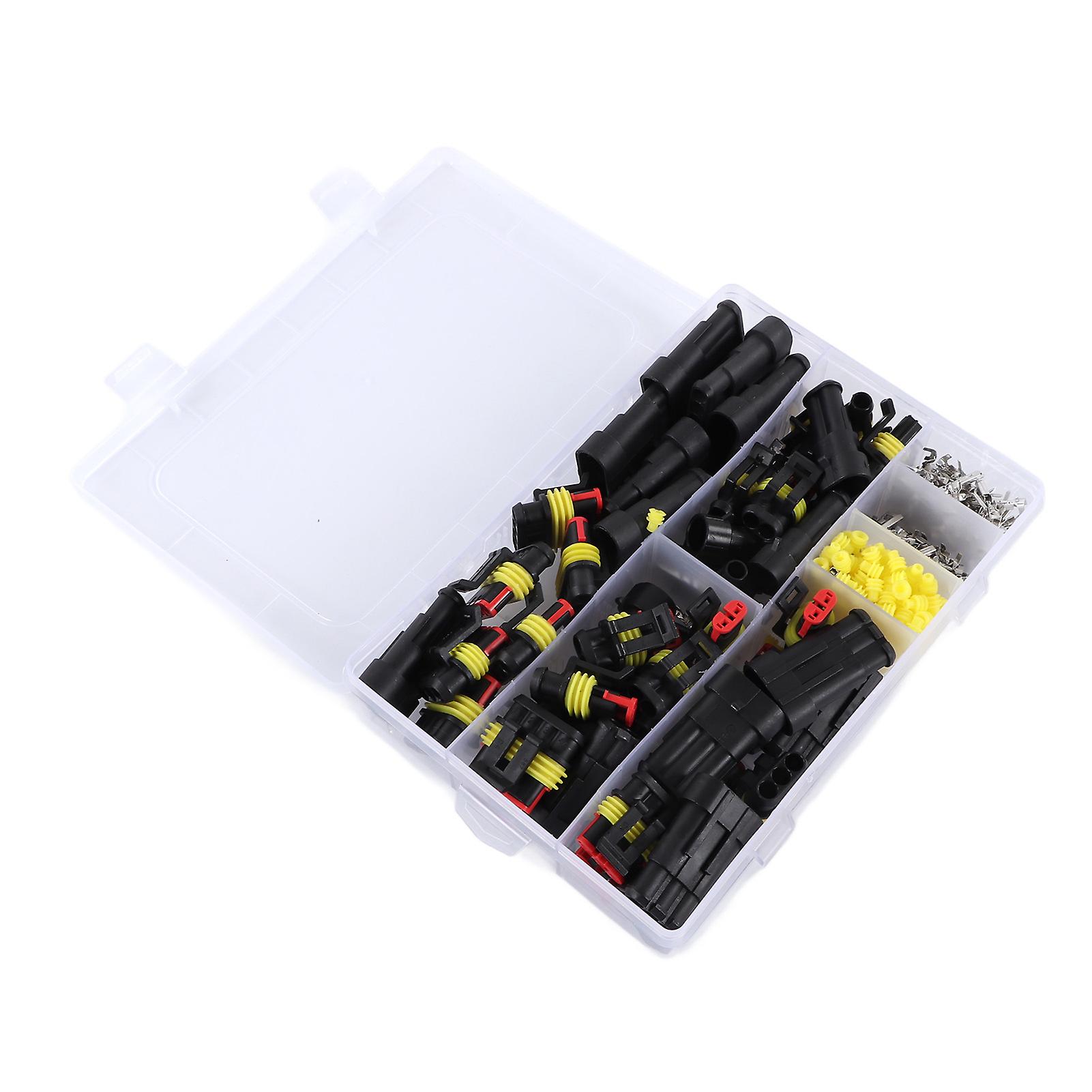 Waterproof Automotive Electrical Connectors Car Terminals Quick Connect Harness Wire Plug Kit 