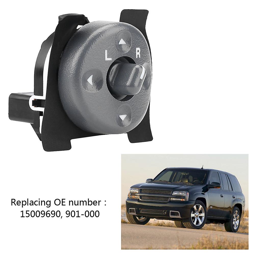 Electric Power Rear View Mirror Remote Control Switch 15009690 Black