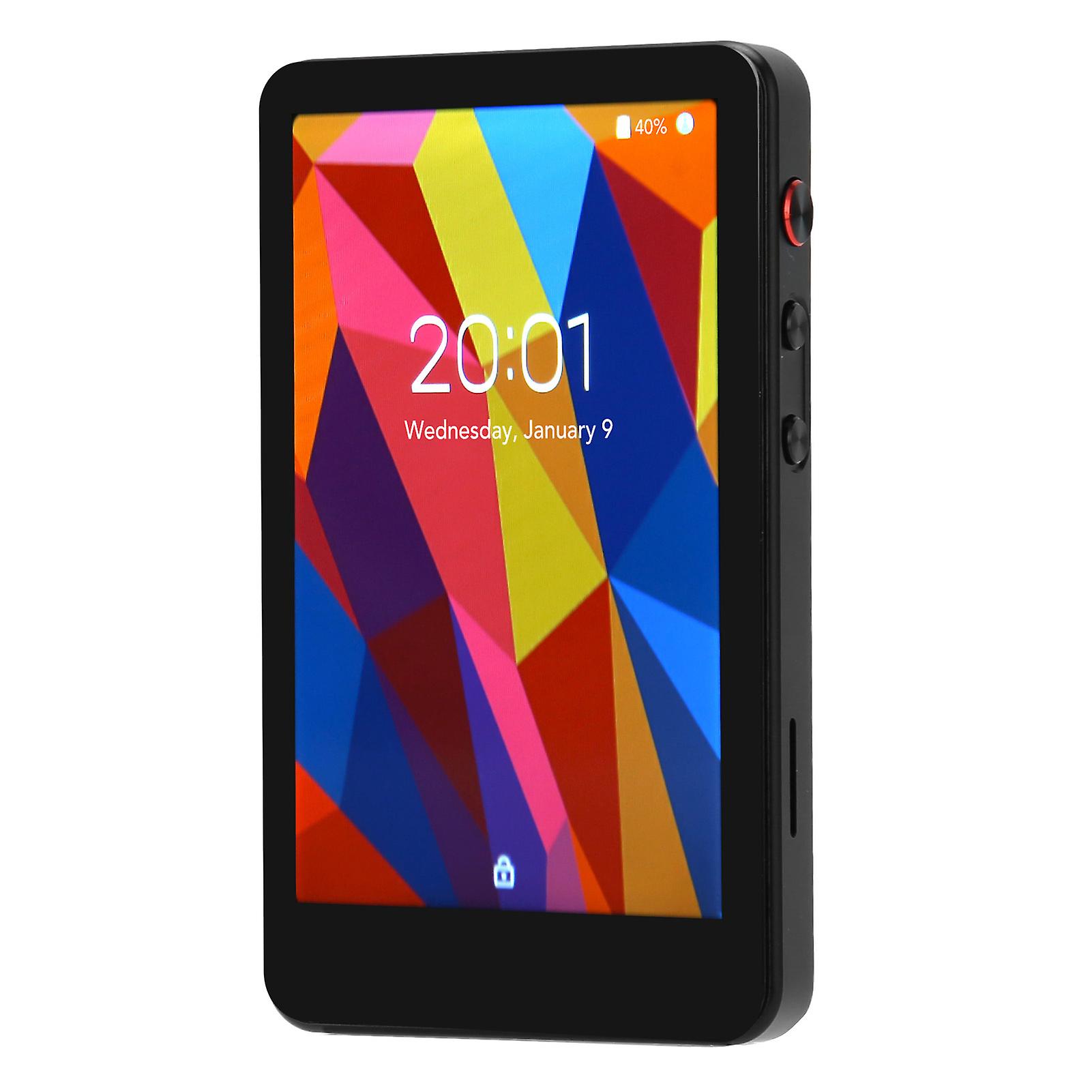 3.97in MP4 Recorder Full Touch HD Screen Octa Core Bluetooth WiFi FM Music Player with 64GB Memory Card for Listen