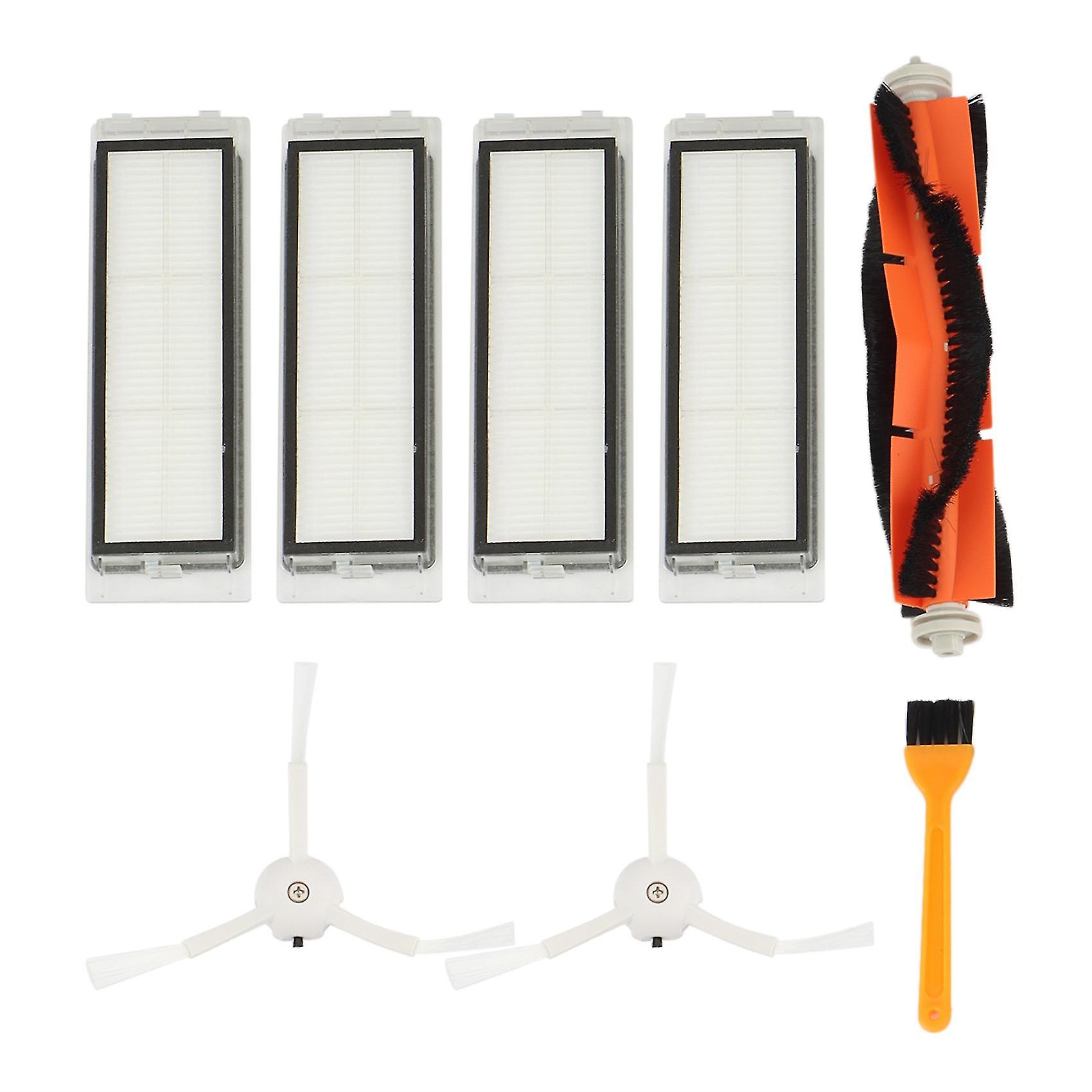 8pcs Side Brush Main Brush Rag Filter Screen Cleaning Brush