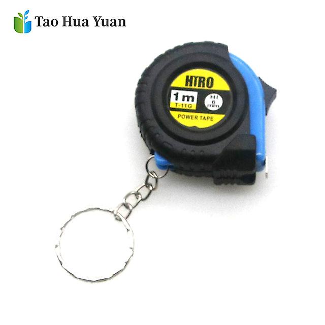 Mini Power Tape Measure Keychain Universal Pull Ruler Metric Tape Measure Retractable 1m Measuring Tape Meter Inch Tailor Tool A
