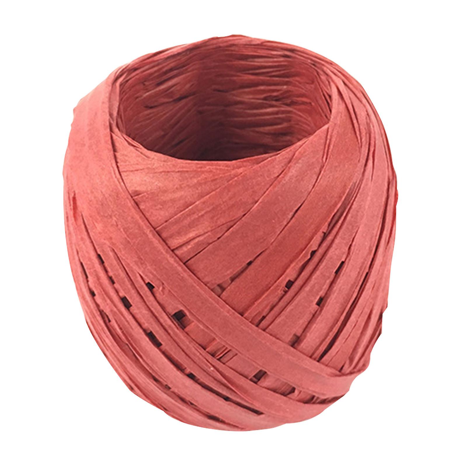 Raffia String, 20m Raffia Ribbon for Wrapping Packing Birthday Gift Hamper & Box