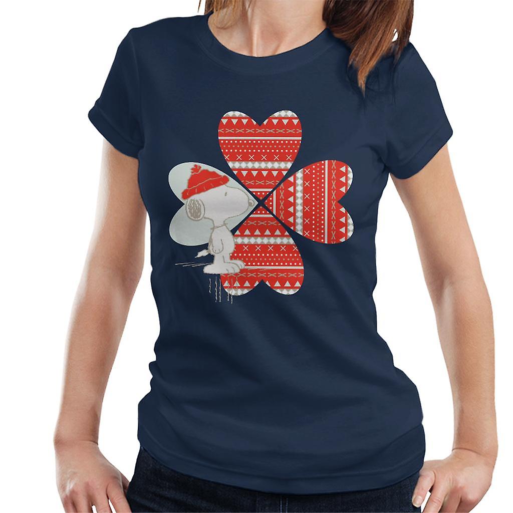 Peanuts Snoopy Red Hat Design Women's T-Shirt
