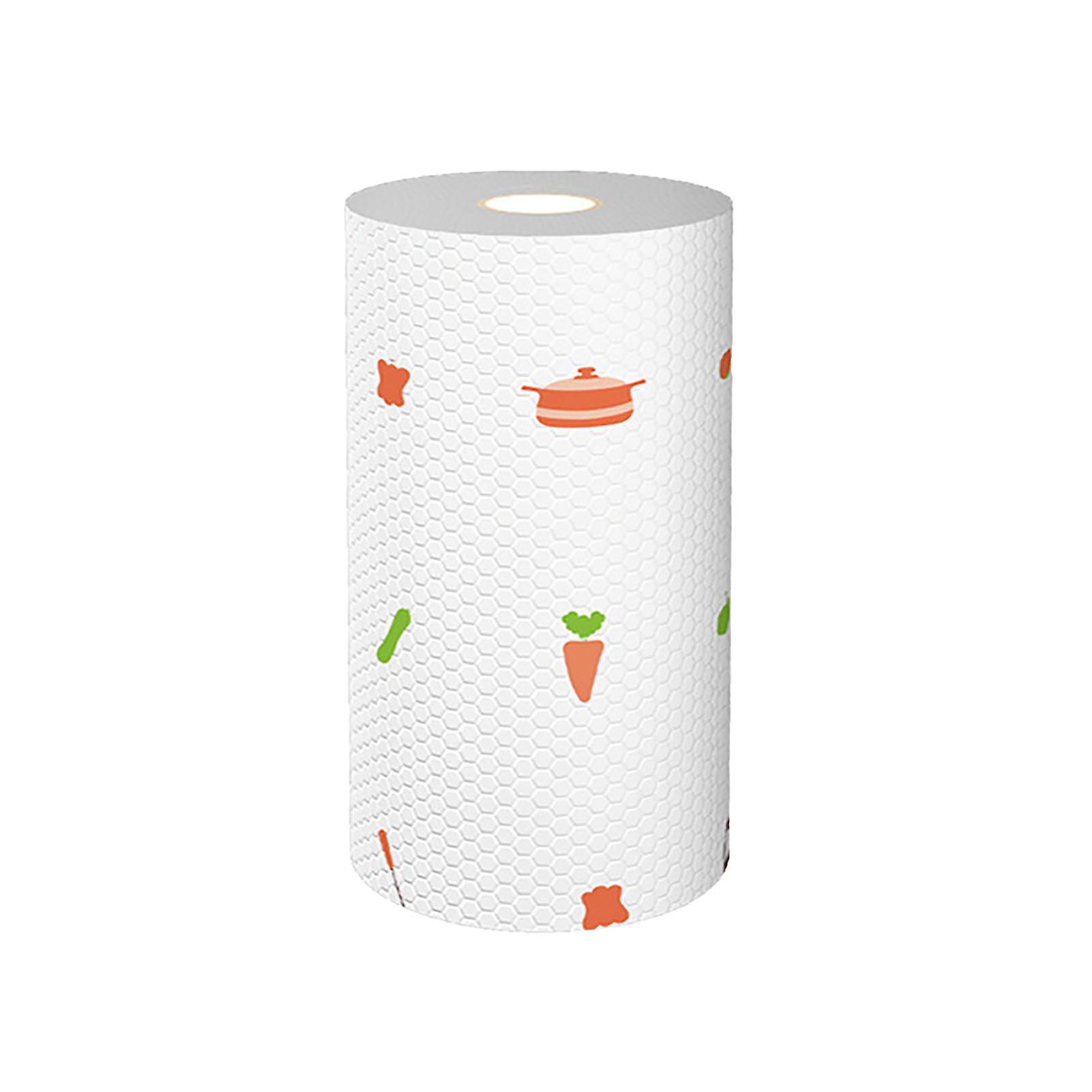 Pack of 50 disposable polyester kitchen towels, wet and dry, for dishes and pots