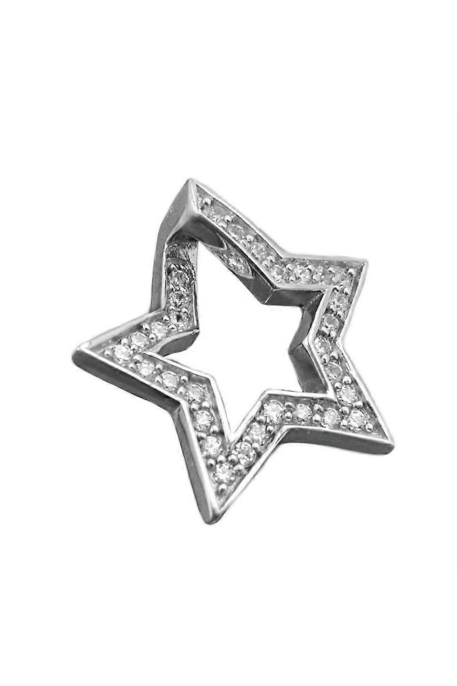 Pendant Star With Zirconia Silver 925 - Gl93355